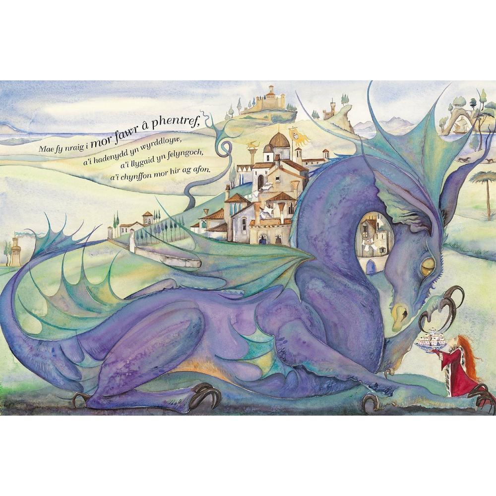 Gai Hanes Draig Illustrated Book by Jackie Morris | Fantasy Art & Welsh Mythology | Perfect for Book Lovers & Dragon Enthusiasts