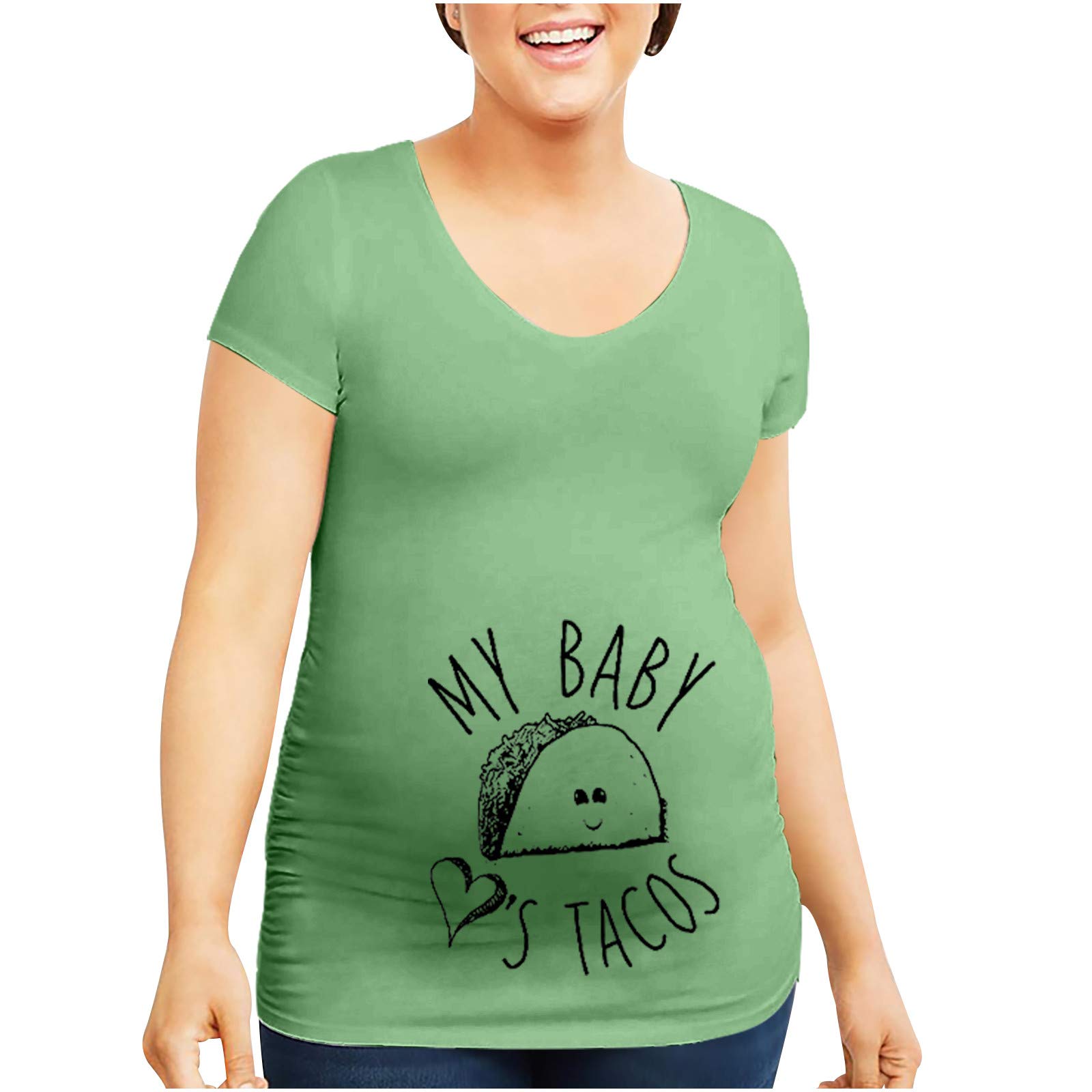 Funny Pregnancy Announcement T-Shirt for Baby Girls - Cute Maternity Loading Tee for Pregnancy Reveal & Gender Announcement - Perfect for Baby Showers, Photo Shoots & Gender Reveal Parties