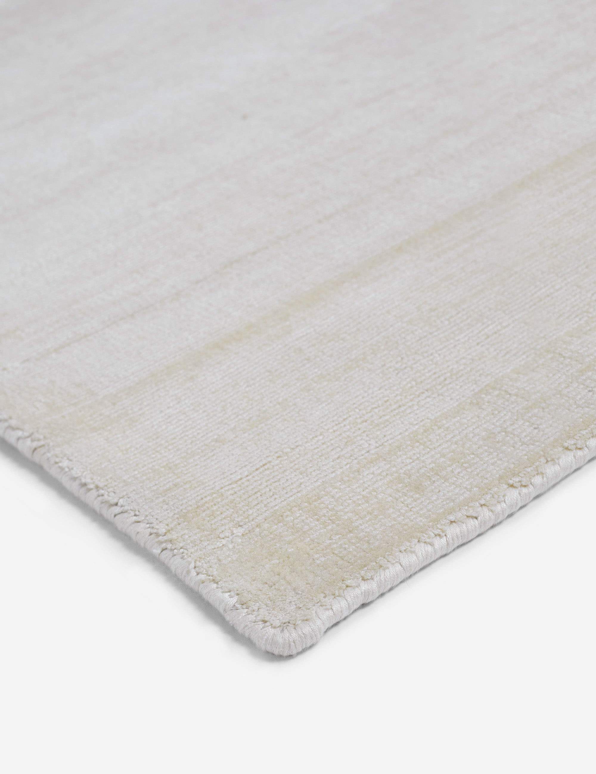 Hand Knotted Ivory Rug Swatch 12x12 Inches - Premium Quality Wool Carpet Sample for Living Room, Bedroom & Home Decor | Dylan Collection