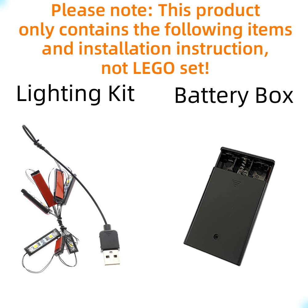 GEAMENT LED Light Kit for Lego Creator 10289 Bird of Paradise Building Set - Compatible with Paradise Flower Model (Bricks Not Included) - Perfect for Home Decoration & Gift Giving
