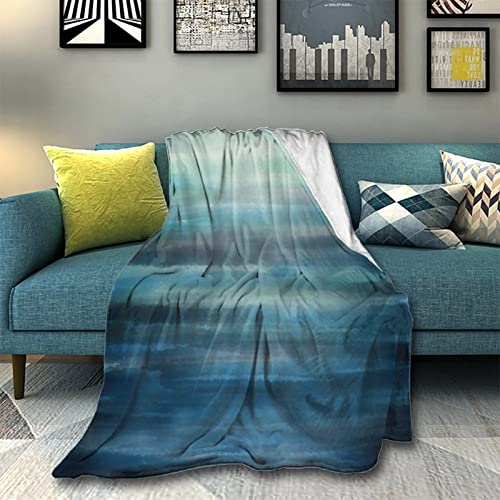 Aqua Teal Blue Sea Ocean Ombre Watercolor
