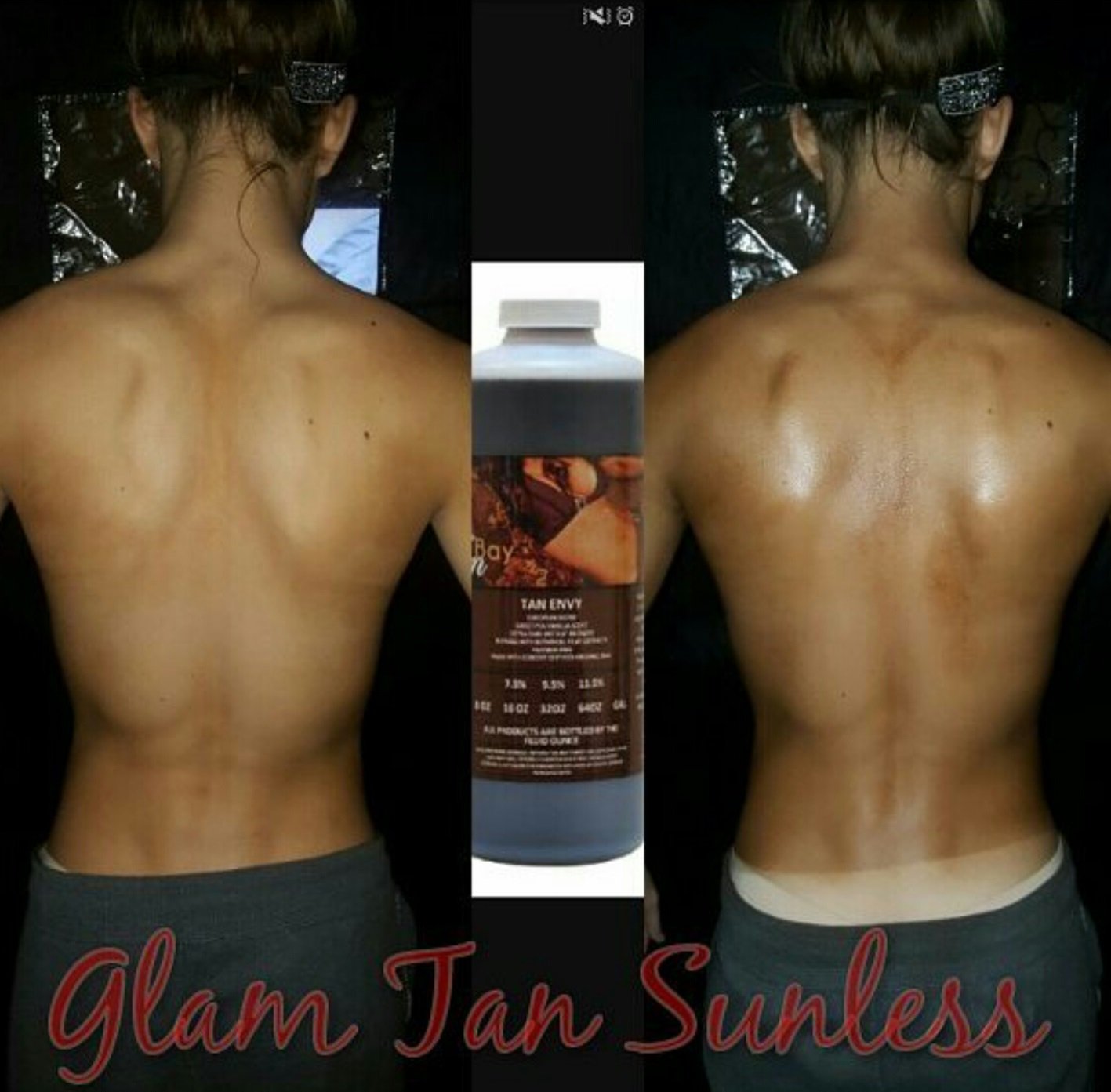 Tan Envy European Blend MED 9.5% DHA Sunless Airbrush Spray Tanning Solution 64 oz (2 Quarts) - Professional Salon & At-Home Airbrush Tanning for Natural-Looking Glow