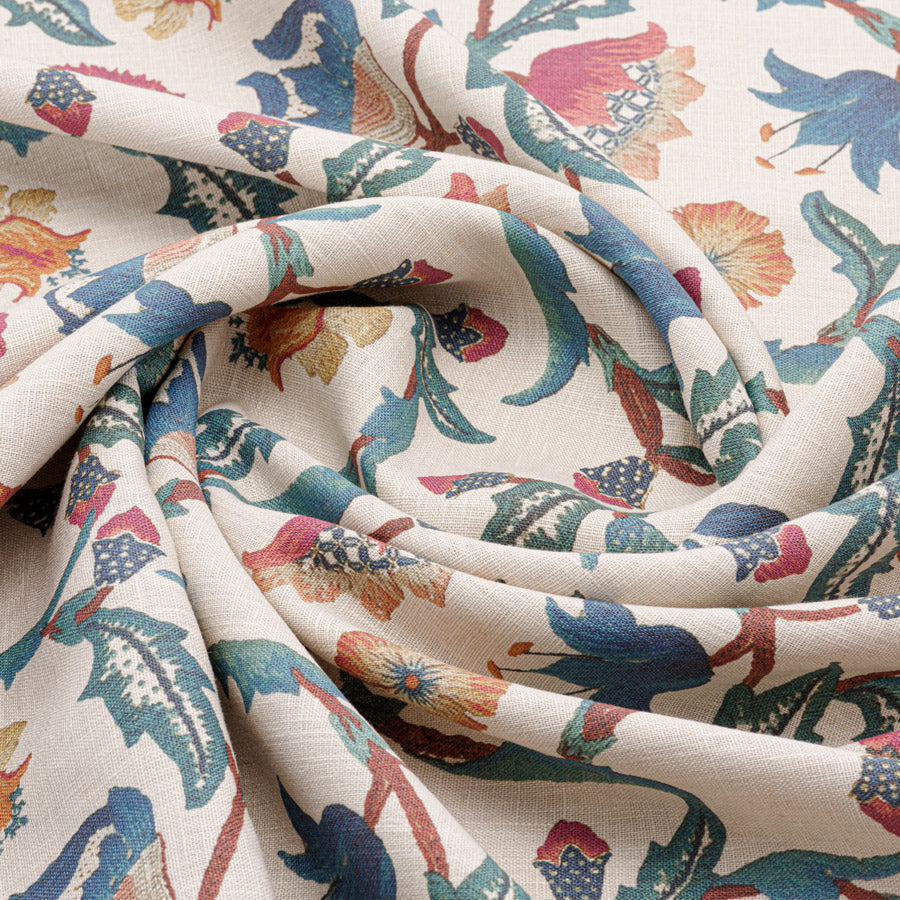 Premium Wherwell Linen Fabric - 100% Natural & Breathable Material for Clothing & Home Decor | Perfect for Dresses, Curtains & Table Linens