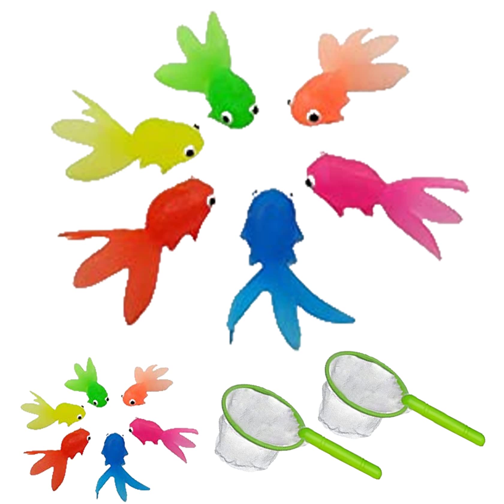 **14PCS Kids Fishing Game Set - Fun Bath Toys for Toddlers, Pool & Beach Water Play - Durable Swimming Pool Games for Bathtub, Shower & Outdoor Activities**
