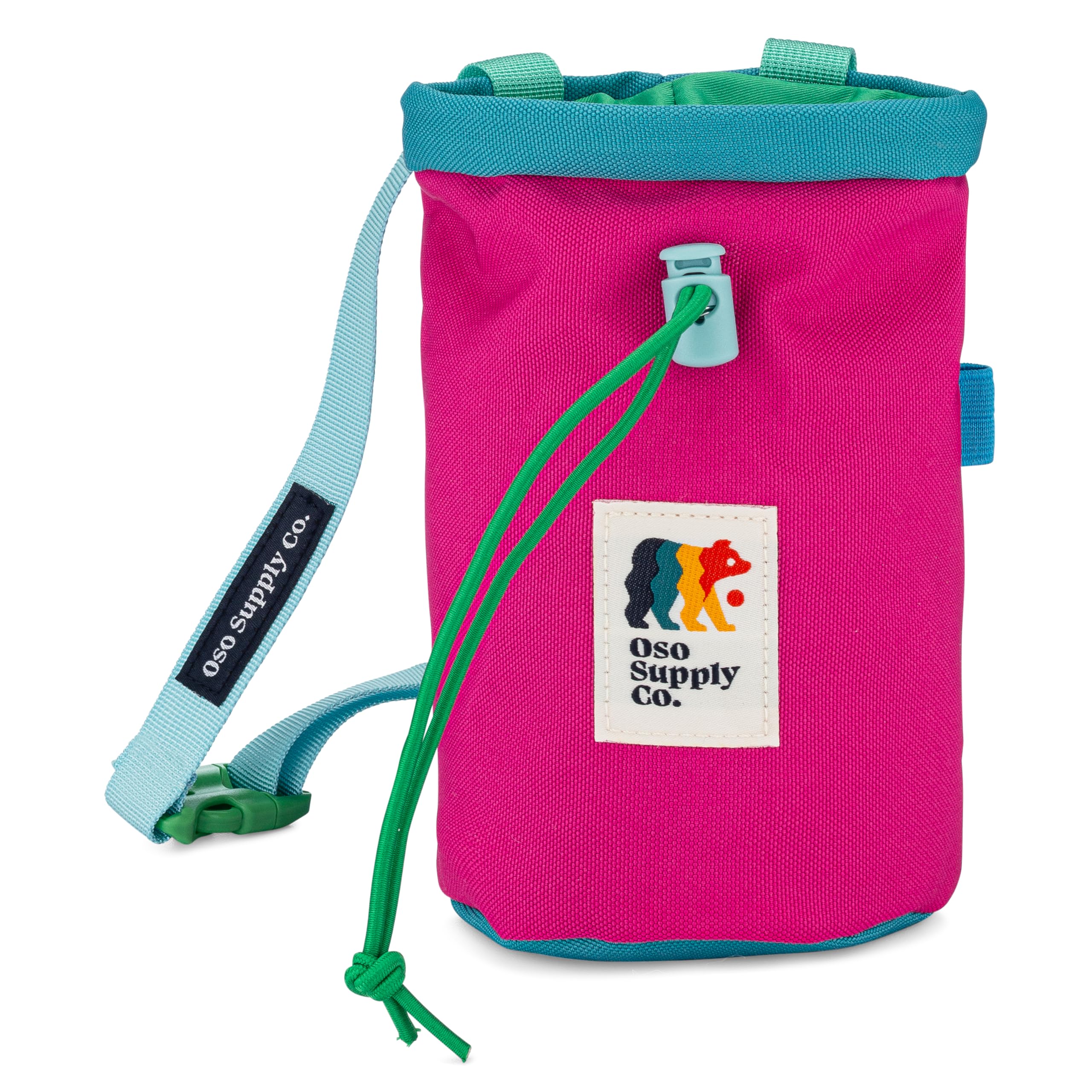 Premium Rock Climbing Chalk Bag with Quick-Clip Belt & Zippered Pockets - Durable Bouldering Chalk Bucket for Indoor/Outdoor Climbing - Ideal for Gym Training, Mountain Adventures & Sport Climbing