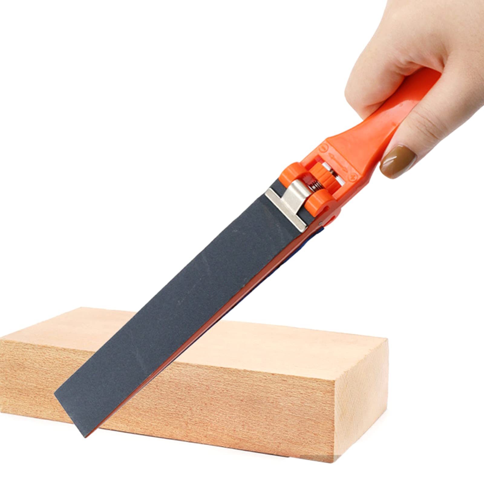 Polishing Sandpaper & Sanding Tool Kit - Plastic Stick Sandpaper Clip for Model Crafts, Jewelry Making, DIY Projects - 20.7cm Red Round Sanding Accessories (Perfect for Woodworking, Metal Polishing & Miniature Crafting)