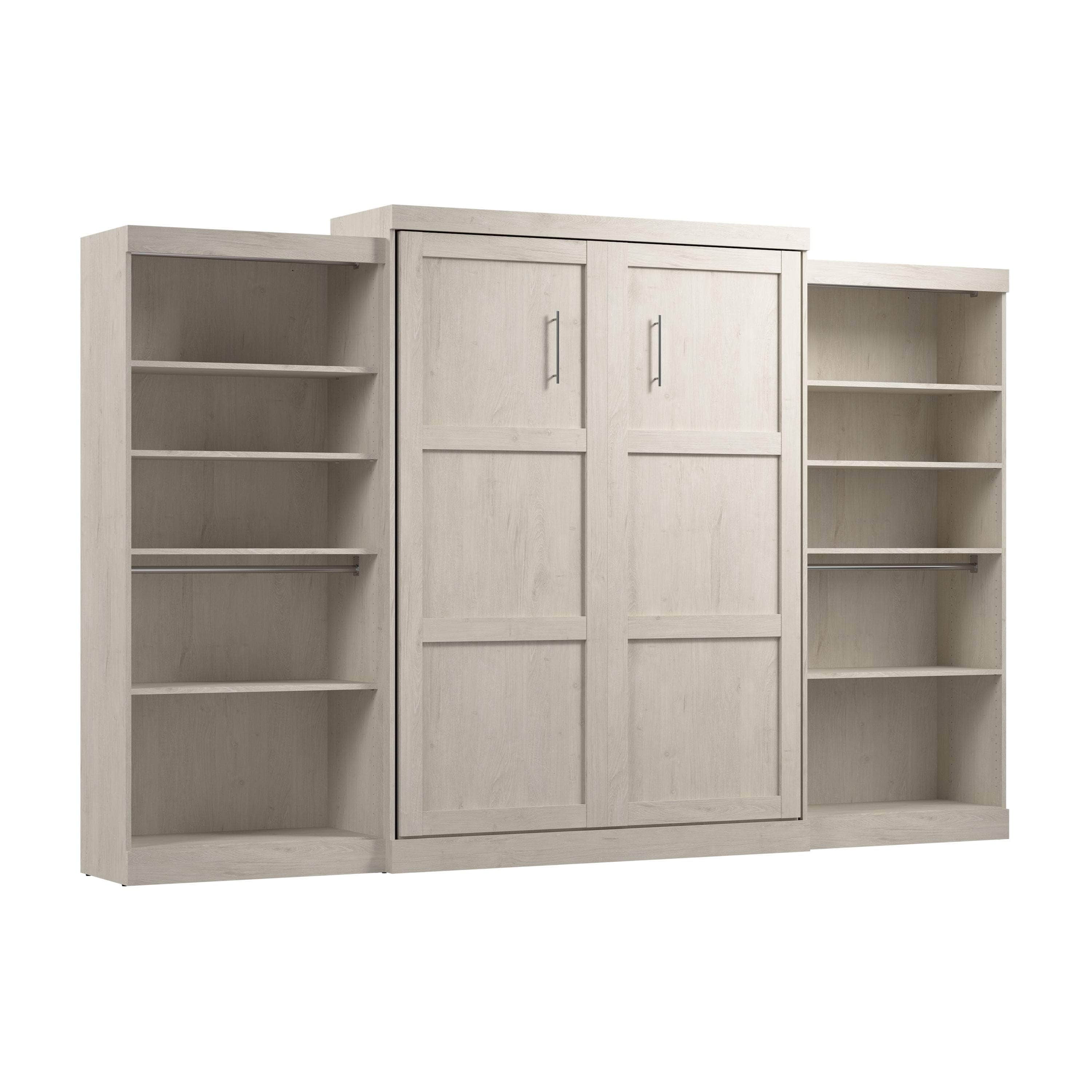 Pur Queen Murphy Wall Bed with 2 Storage Units - 136