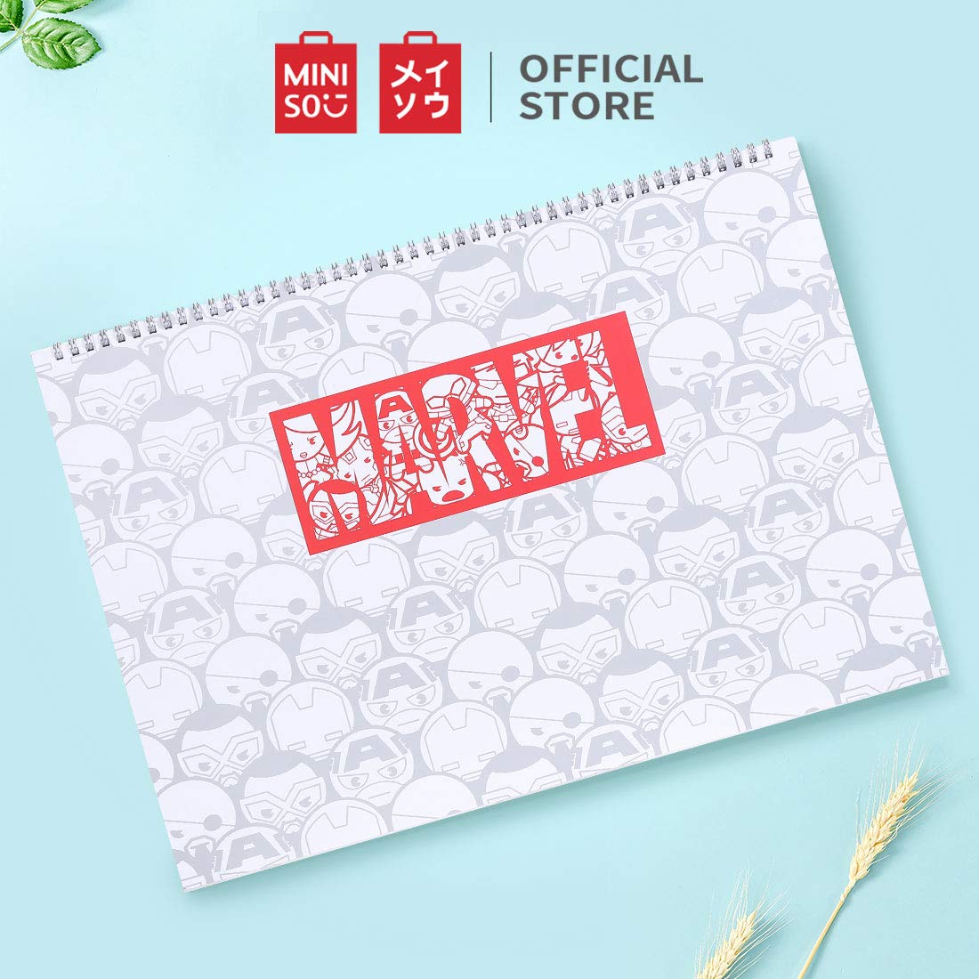 MINISO Marvel A3 Sketch Book - 80 Sheets Premium Drawing Paper for Artists, Students & Professionals - Perfect for Sketching, Doodling & Art Projects
