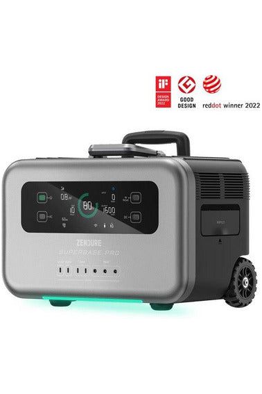 Zendure Superbase Pro 2000 Portable Power Station - 2000Wh Solar Generator for Camping, RV & Emergency Backup Power - Fast Charging & Expandable Capacity for Outdoor Adventures & Home Use