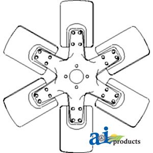 6 Blade Fan - Powerful Cooling for Home & Office