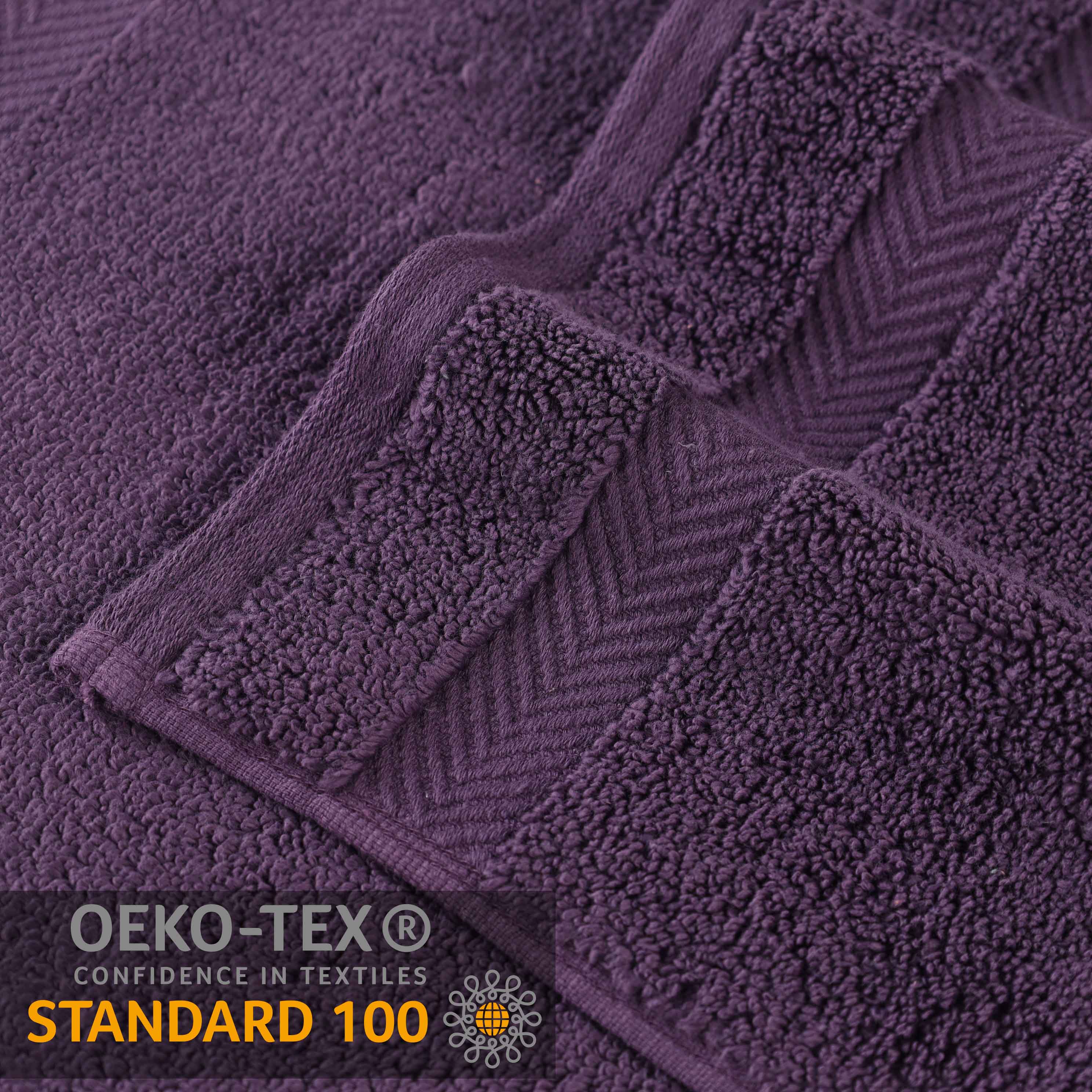 Premium 6-Piece Zero Twist Cotton Towel Set - Ultra Soft, Absorbent & Quick-Drying Bath Towels for Spa, Gym, and Luxury Home Use