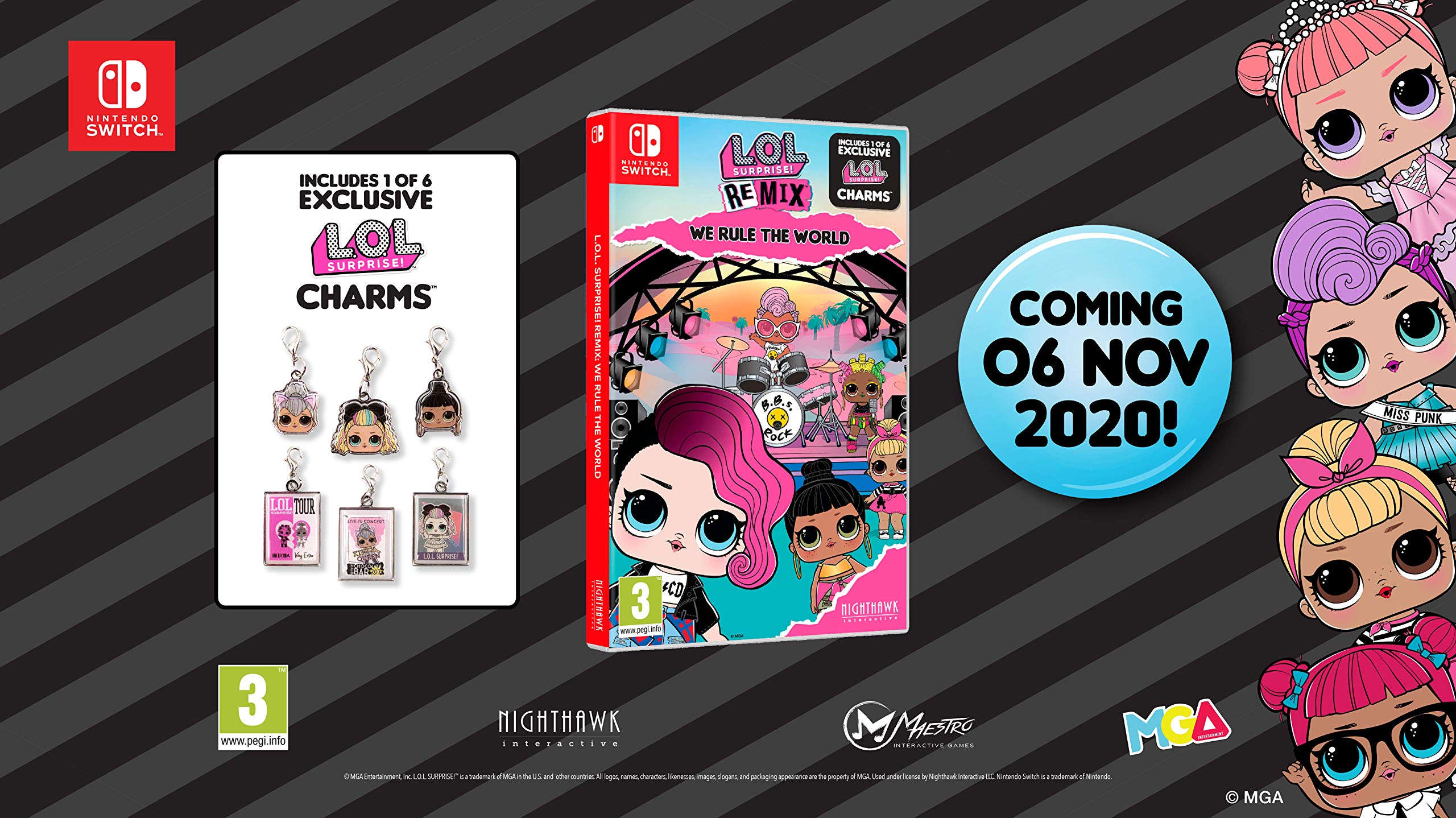 L.O.L. Surprise! Remix: We Rule The World - Nintendo Switch Game (UK Edition) | Fun Family Party Video Game for Kids & Teens | Perfect for Birthday Gifts & Game Nights