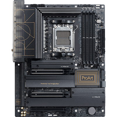ASUS ProArt X670E-CREATOR WiFi Motherboard - AMD AM5 Socket, PCIe 5.0, DDR5 Support - Perfect for Content Creation, 3D Rendering & High-Performance Workstations