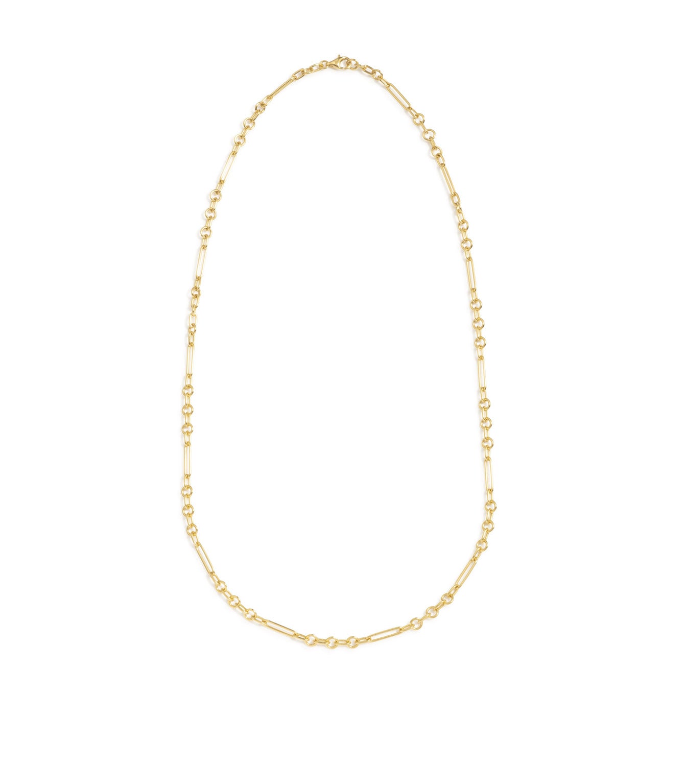 Elegant Mixed Clip Chain Necklace for Women - Gold & Silver Layered Statement Jewelry for Parties, Dates & Everyday Wear
