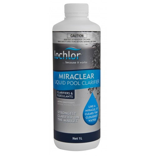 Lo chlor Miraclear Clarifier Pool Chemical – Crystal Clear Water Solution for Swimming Pools & Spas | Improves Filtration & Water Clarity