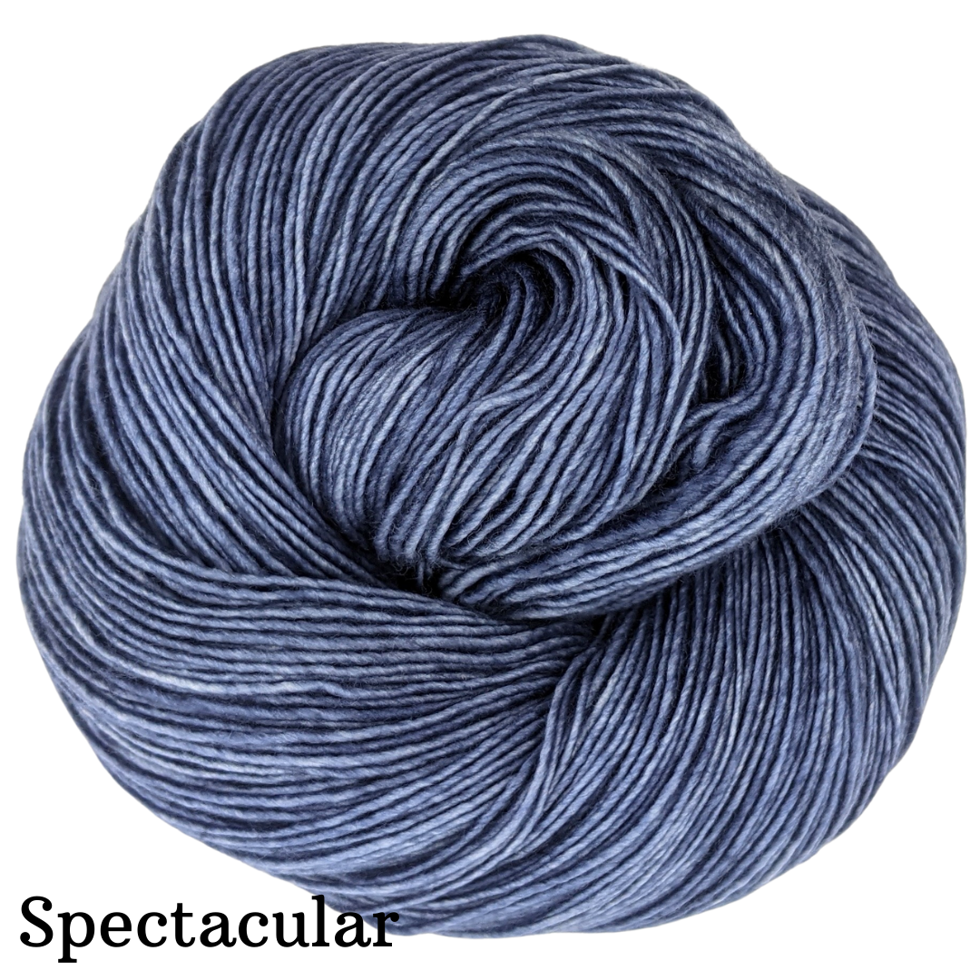 Knitcircus Yarns Cornflower Semi-Solid Hand-Dyed Yarn Skeins - Perfect for Knitting & Crocheting Sweaters, Scarves, and Baby Blankets