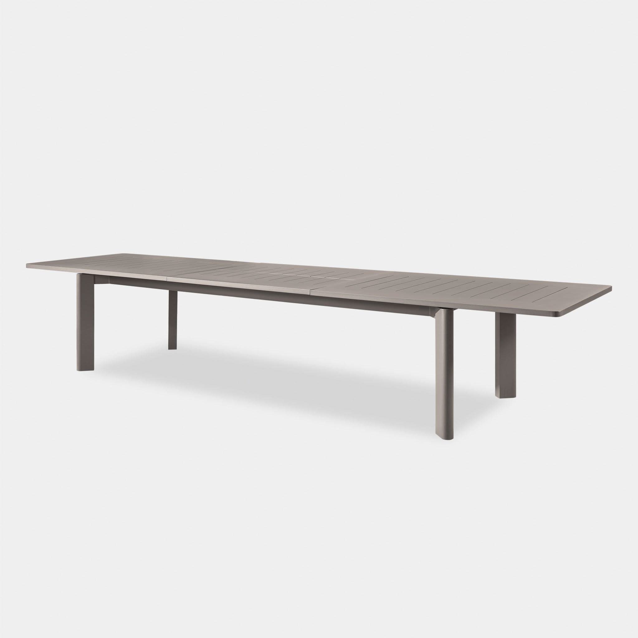 Byron Aluminum Extendable Dining Table - Modern & Durable for Indoor/Outdoor Use | Perfect for Patio, Garden, or Small Space Dining