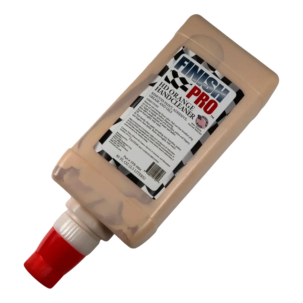 AA Finish Pro 2.5L Smooth Orange Hand Cleaner - Heavy Duty Degreaser for Mechanics, Gardeners & DIY | Industrial Strength Hand Soap for Tough Grease, Oil & Dirt Removal | Workshop, Garage & Outdoor Use