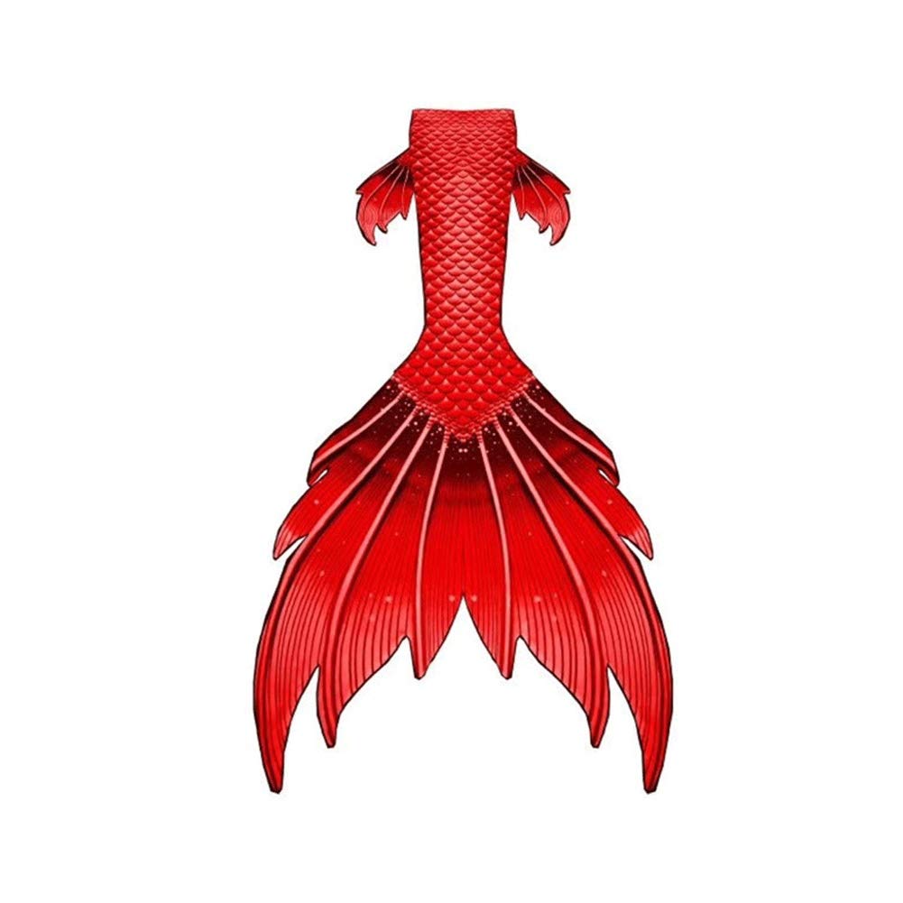 **Mermaid Swimsuit with Monofin - Colorful Bikini Swimming Costume for Girls, Mermaid Tail Swimwear for Pool, Beach & Underwater Photography**