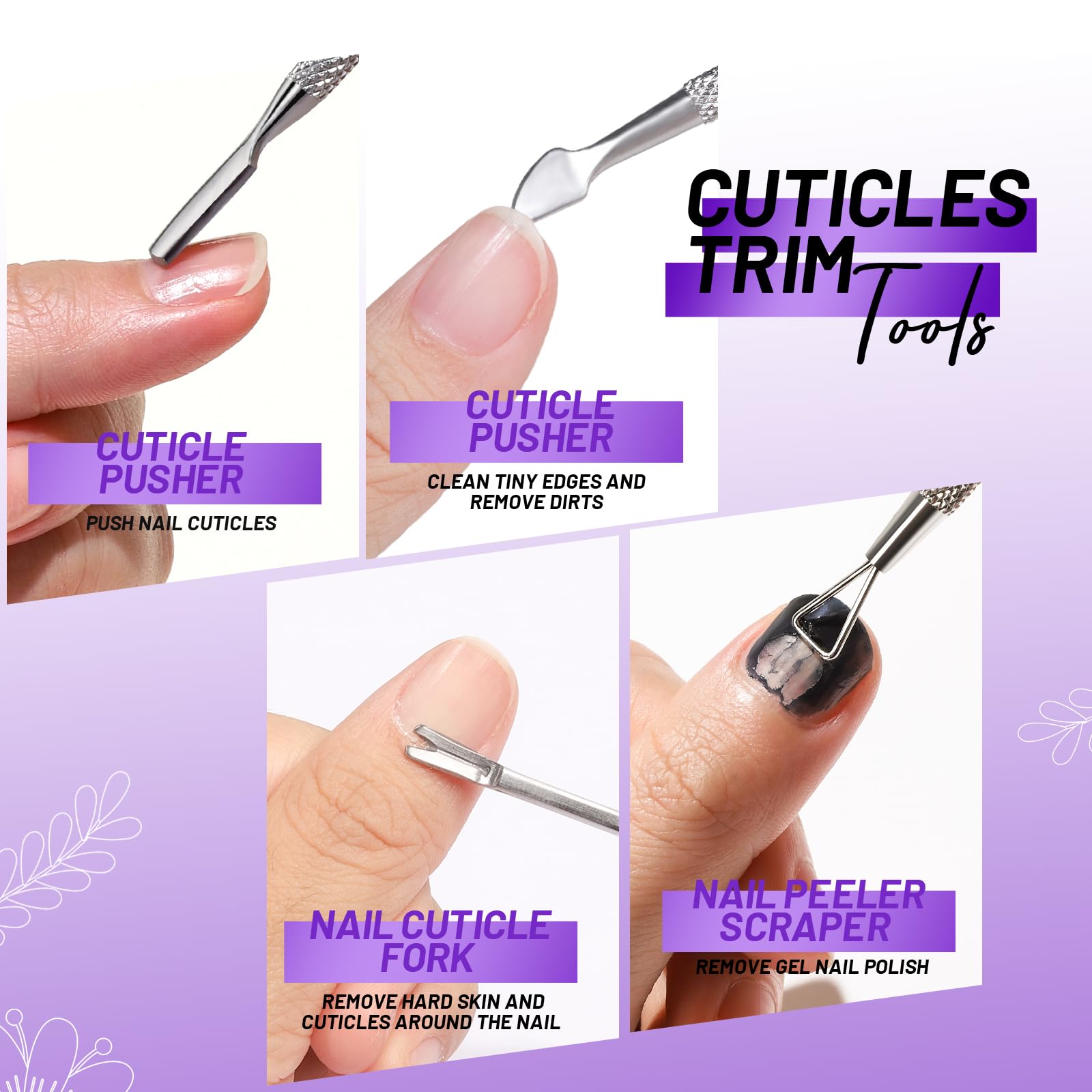Premium Nail Care Kit - 12-Piece Manicure & Pedicure Set with Nail Files, Buffers, Cuticle Tools & Nippers - Professional Salon Quality Nail Grooming Tools for Home & Travel - Perfect for DIY Nail Care, Spa Days & Gift Giving
