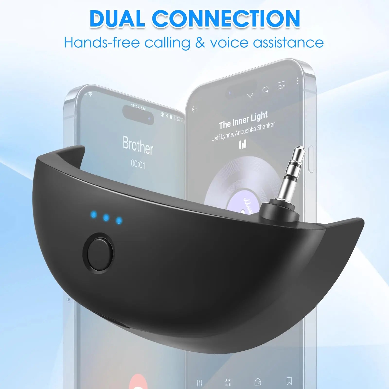 Wireless Bluetooth Adapter for Walker's Shooting Earmuffs - Hands-Free Audio for Hunting, Shooting Range & Outdoor Activities