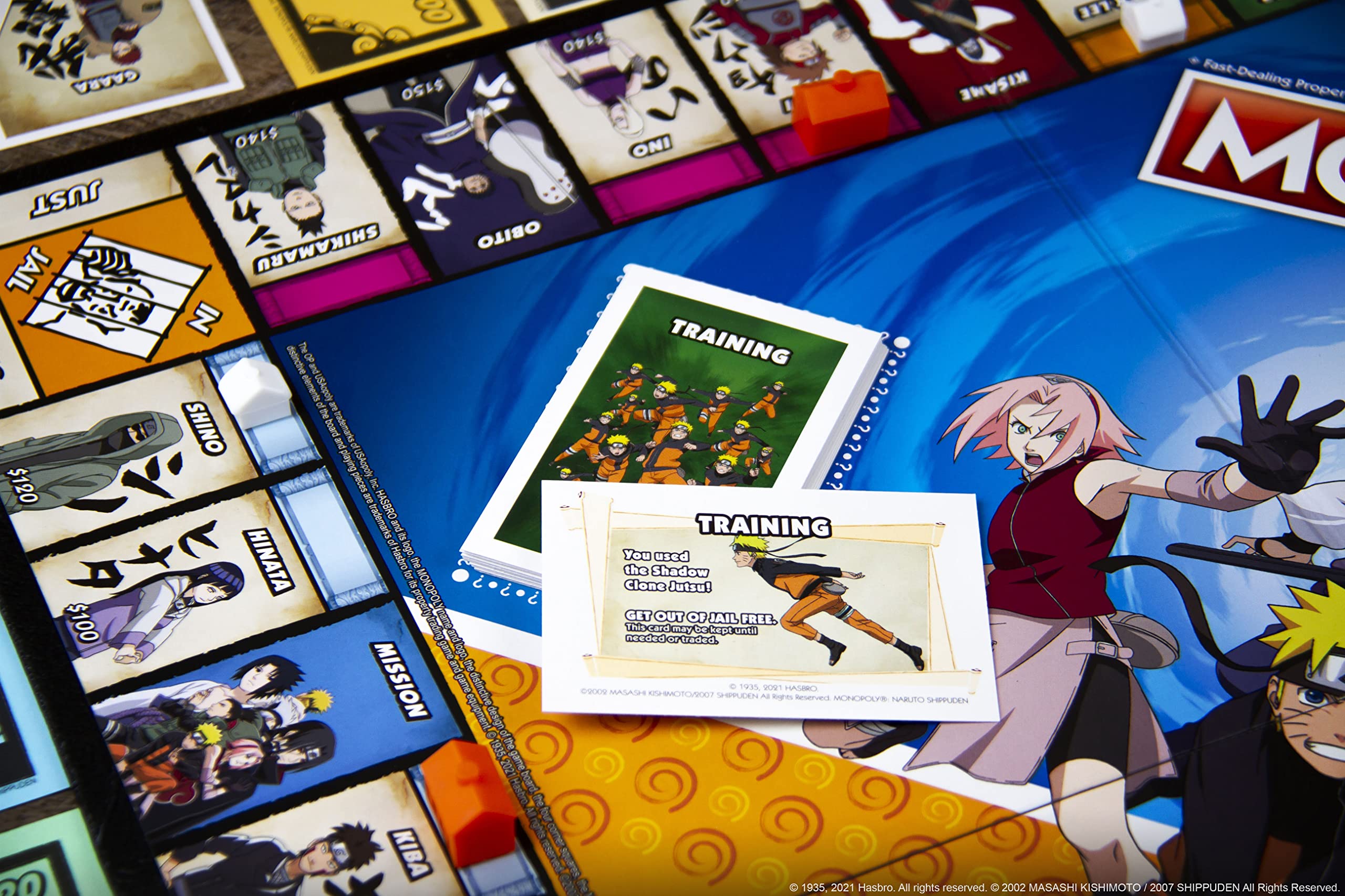 Naruto Monopoly Board Game by USAOPOLY | Collectible Edition Featuring Iconic Locations & Scenes from Popular Japanese Manga Anime | Perfect for Anime Fans, Family Game Nights & Birthday Gifts