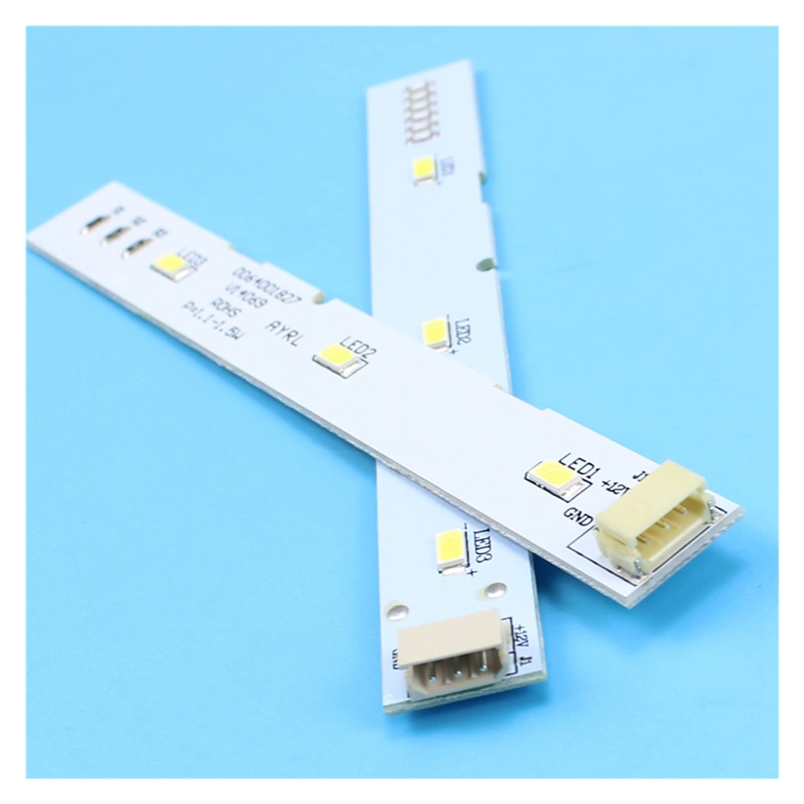 5PCS Front Door Refrigerator LED Light Bar Replacement for Haier BCD-575WDBI 0064001827 - Durable Energy-Saving Fridge Lighting for Home Kitchen & Commercial Use