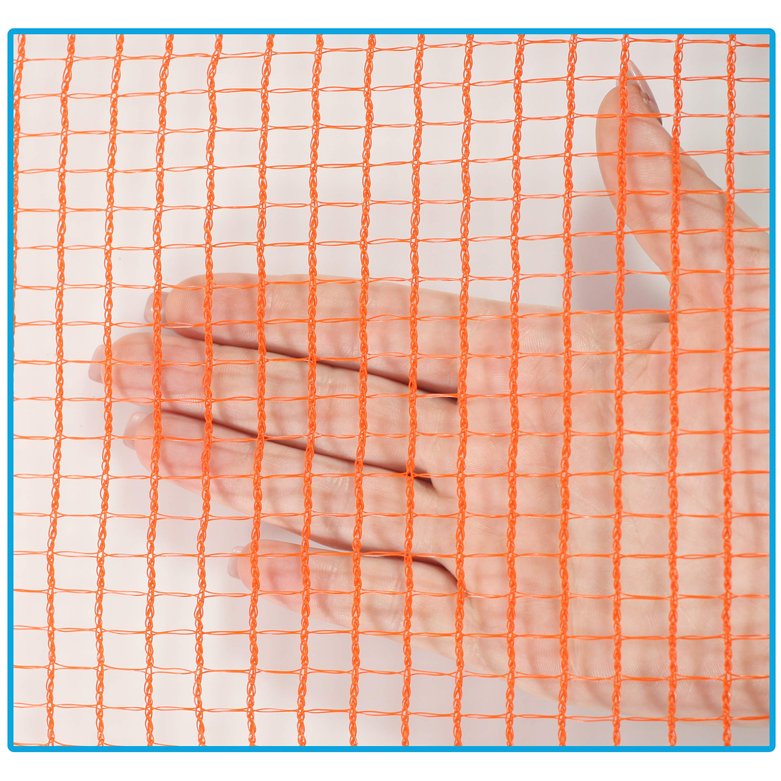 Kidkusion Retractable Driveway Guard - Adjustable Safety Barrier Up to 20 Feet | Bright Orange Visual Boundary for Kids & Pets | Made in USA | Perfect for Driveway, Backyard & Play Area Safety