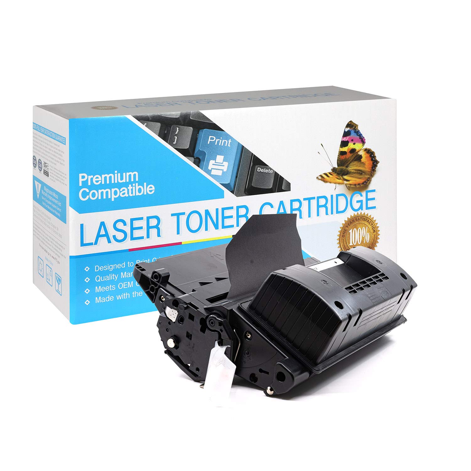 High-Quality MS Imaging Supply Laser Toner Cartridge Replacement for HP CF281X/81X (2-Pack, Black) | Compatible with HP Printers | Perfect for Office & Home Printing Needs