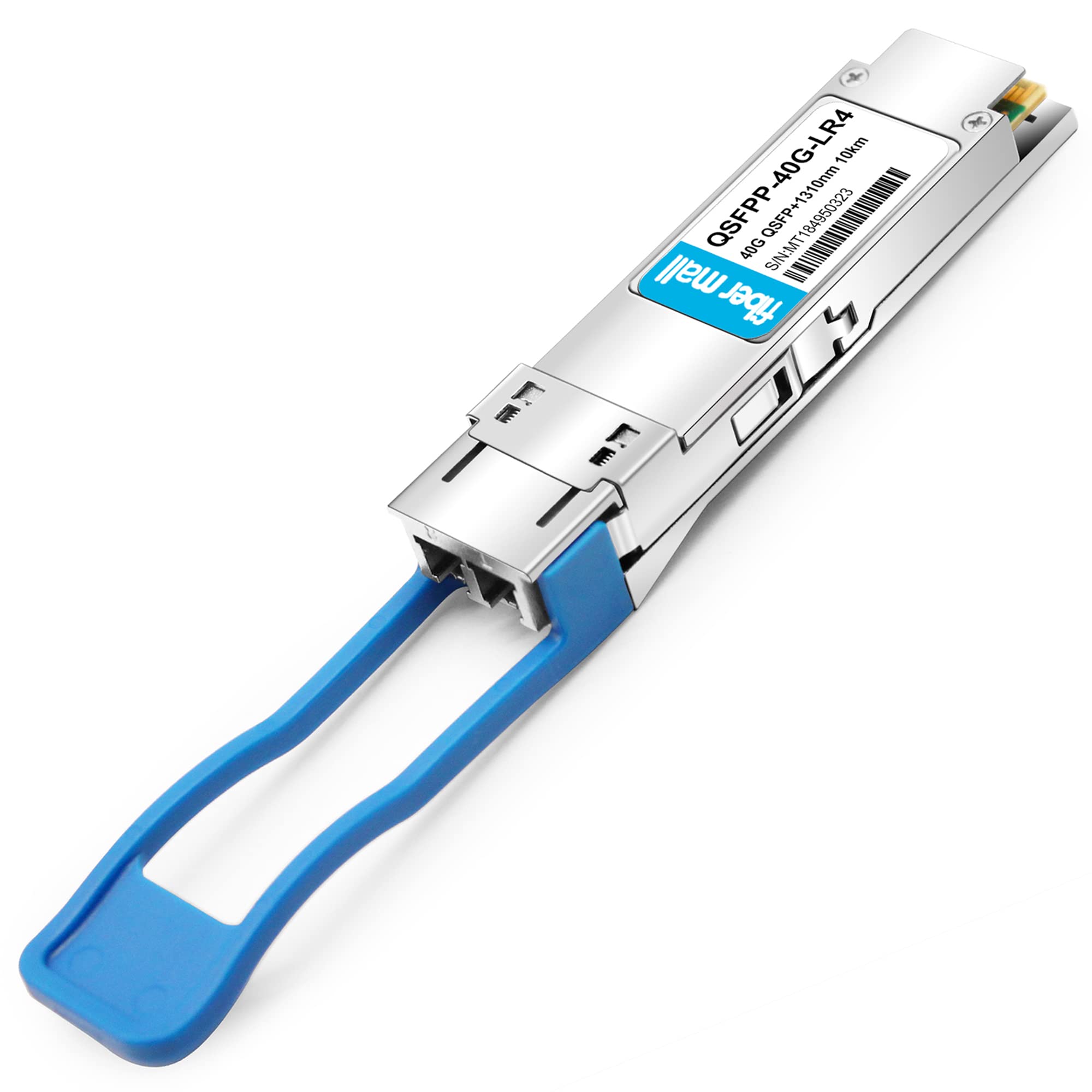 40G QSFP+ LR4 Optical Transceiver Module - Cisco QSFP-40G-LR4, QSFP-40GE-LR4, Meraki MA-QSFP-40G-LR4 Compatible - 40GBASE-LR4 1310nm CWDM4 10km LC DOM - Ideal for Data Centers & High-Speed Networking