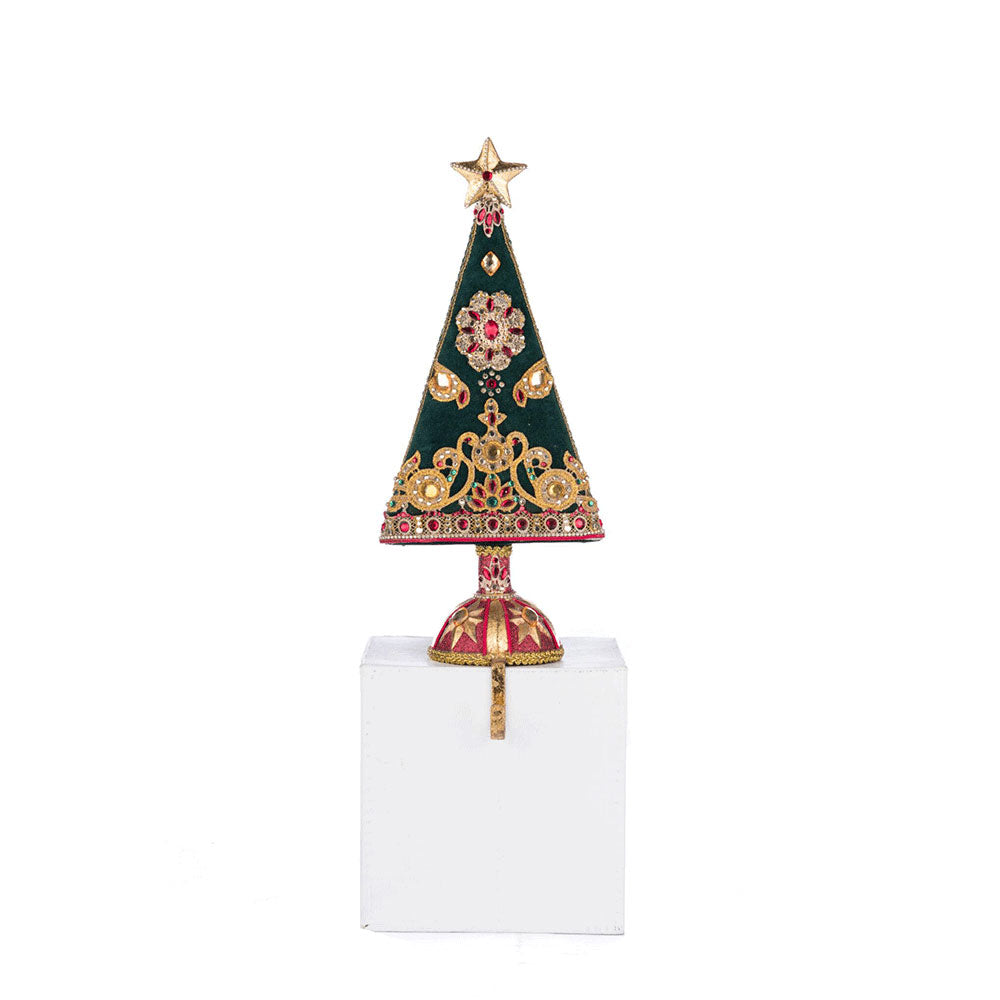 Christmas Castle Stocking Holder - Elegant Fireplace Mantel Decor for Holiday Stockings | Perfect for Christmas Tree, Gift Exchange & Festive Home Decor by Katherine's Collection