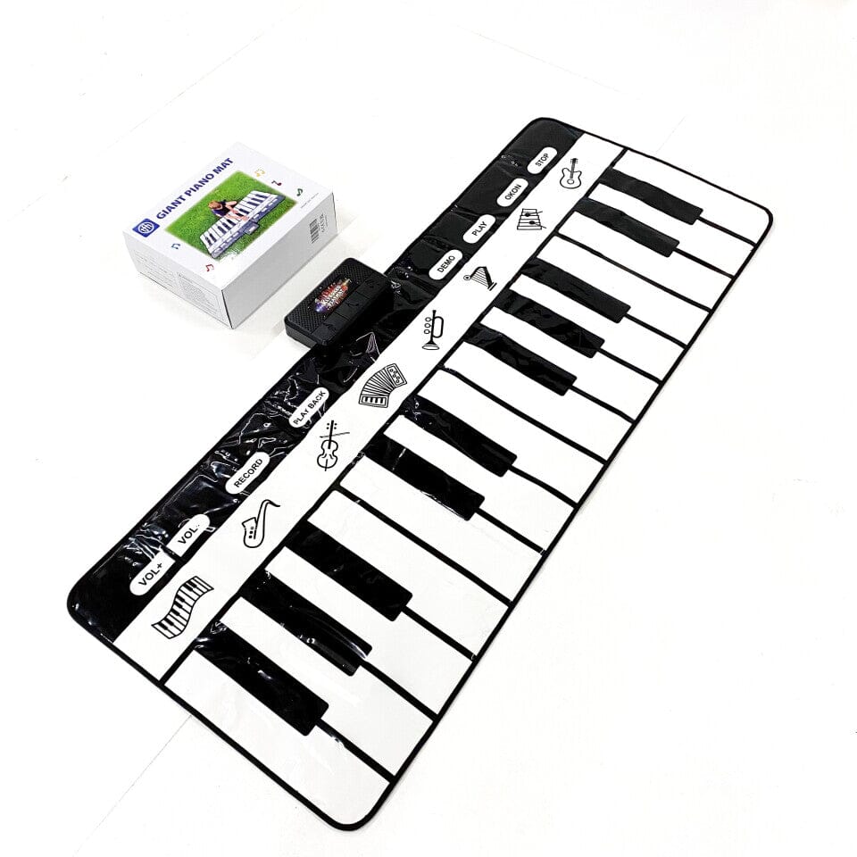 Giant Piano Mat - 88-Key Large Floor Keyboard Playmat for Kids & Adults - Fun Musical Toy for Home, Parties & Learning - Interactive Dance & Music Game