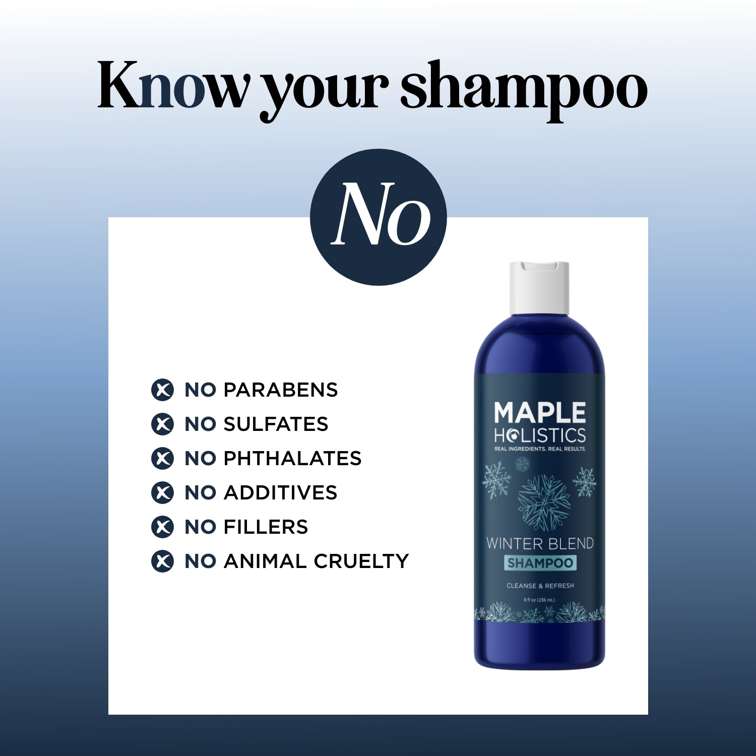 Winter Blend Shampoo for Dry Scalp & Hair - Moisturizing & Nourishing Formula for Cold Weather - Perfect for Seasonal Hair Care & Hydration