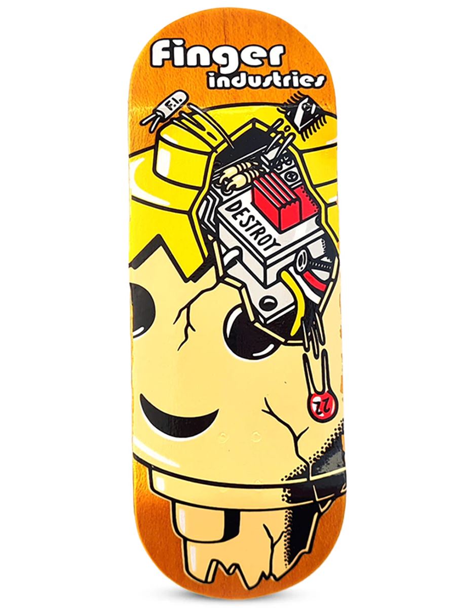 Finger Industries Professional Fingerboard Deck - Mini Skateboard for Tricks & Stunts - Perfect for Kids, Teens & Adults - Great for Office, Home & School Fun