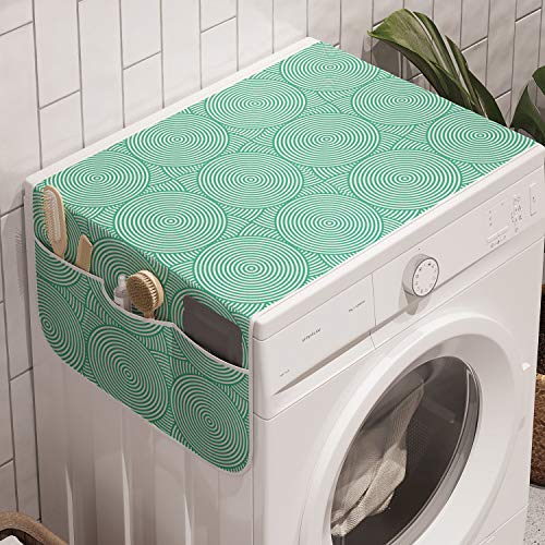 Sea Green and White