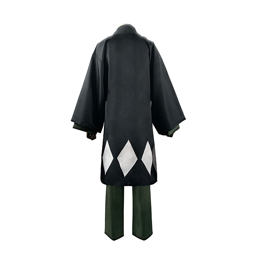 Bleach Anime Urahara Kisuke Cosplay Costume Set - Hat, Kimono & Cloak for Halloween, Conventions & Anime Events | Official Licensed Outfit