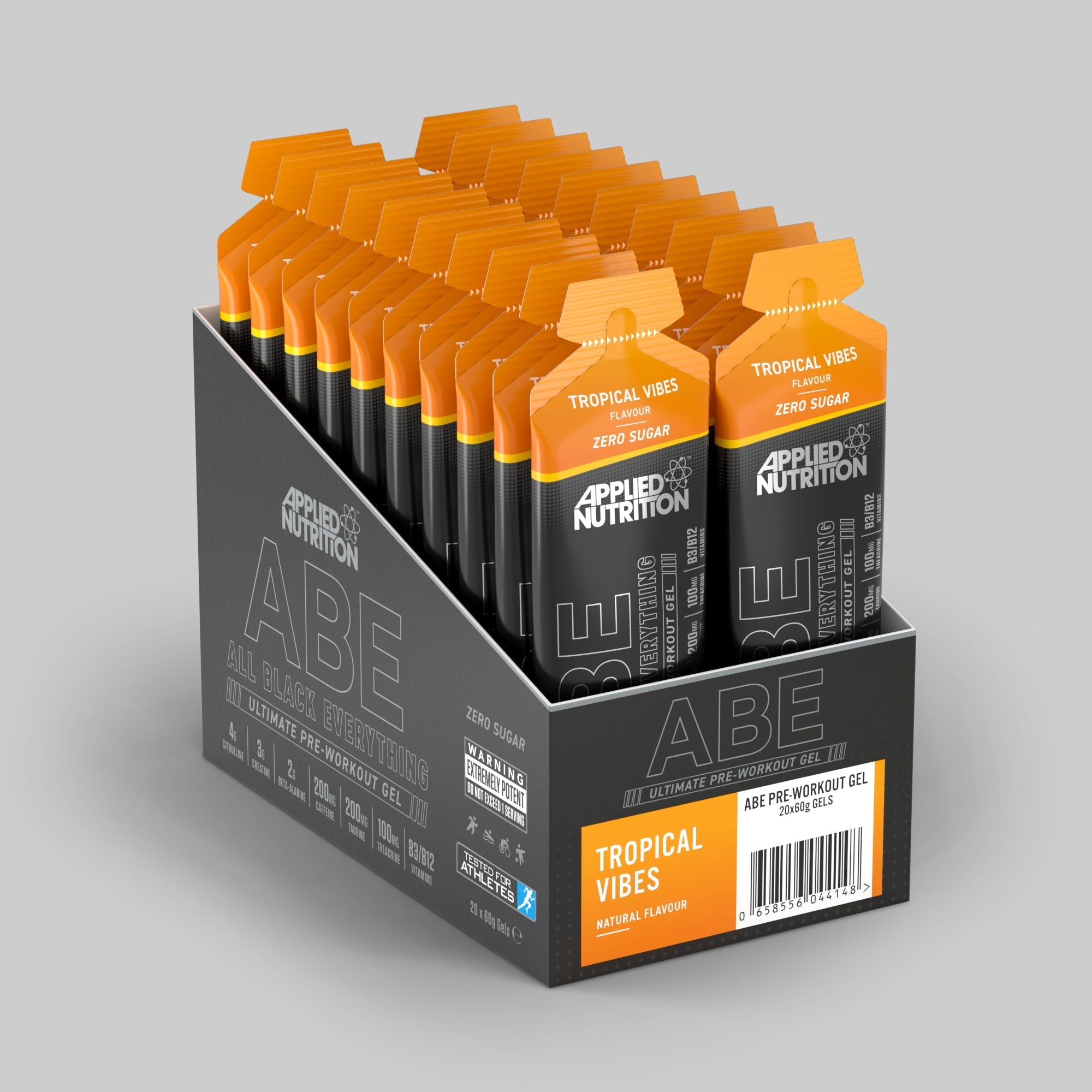 Applied Nutrition ABE Pre Workout Gel - 20 Pack x 60g | Energy Booster for Gym & Fitness | Perfect for Bodybuilding & Intense Training