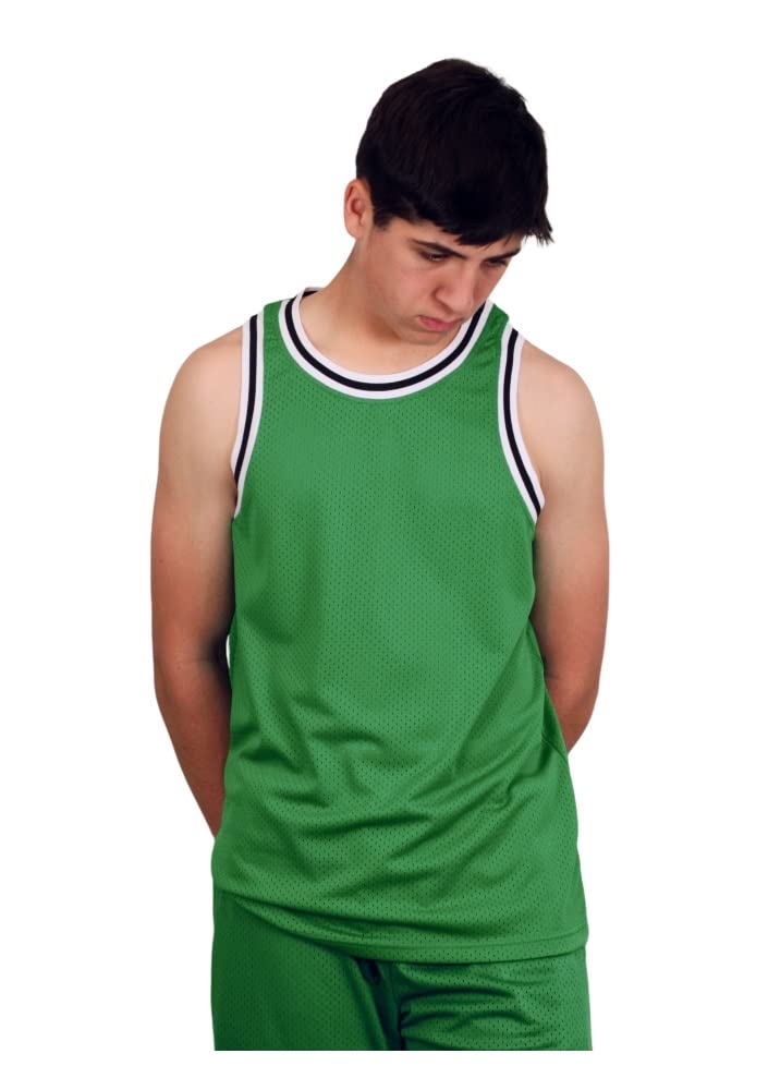 M. Society Men's Breathable Mesh Basketball Jersey - Lightweight Performance Jersey for Streetball, Training & Pickup Games - Perfect for Basketball Enthusiasts & Team Uniforms