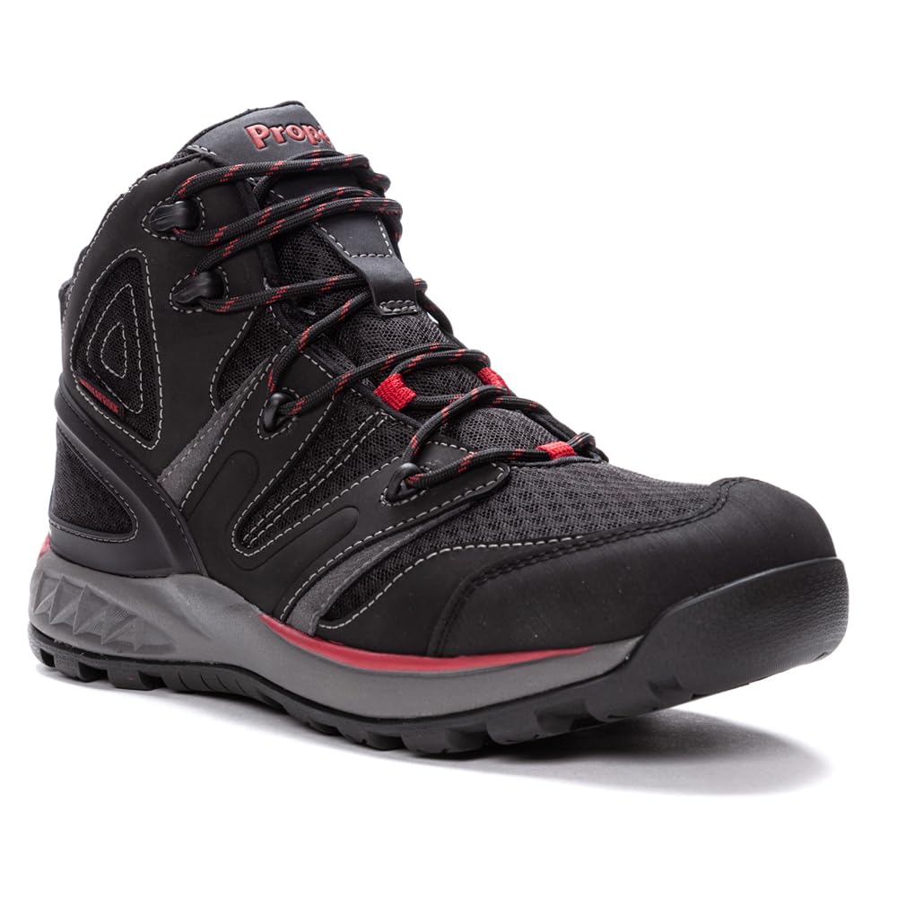 Propét Men's Veymont Waterproof Hiking Boots - Lightweight Comfortable Outdoor Walking Shoes for Trail, Camping & Everyday Wear
