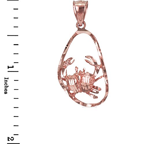 10K Rose Gold Cancer Zodiac Sign Dainty Chain Necklace - Perfect Gift for Astrology Lovers, Birthday & Anniversary Jewelry