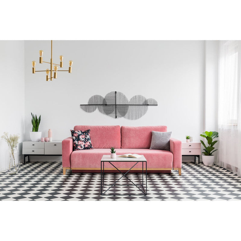 Bren Black Wall Decor - Modern Home & Office Decoration for Living Room, Bedroom, or Workspace