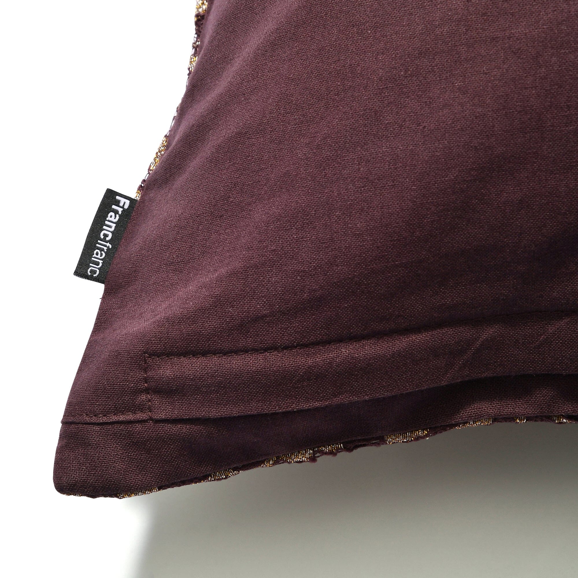 Elegant Dark Purple Flower Lace Cushion Cover 18x18 Inches - Perfect for Sofa, Bedroom Decor and Home Styling