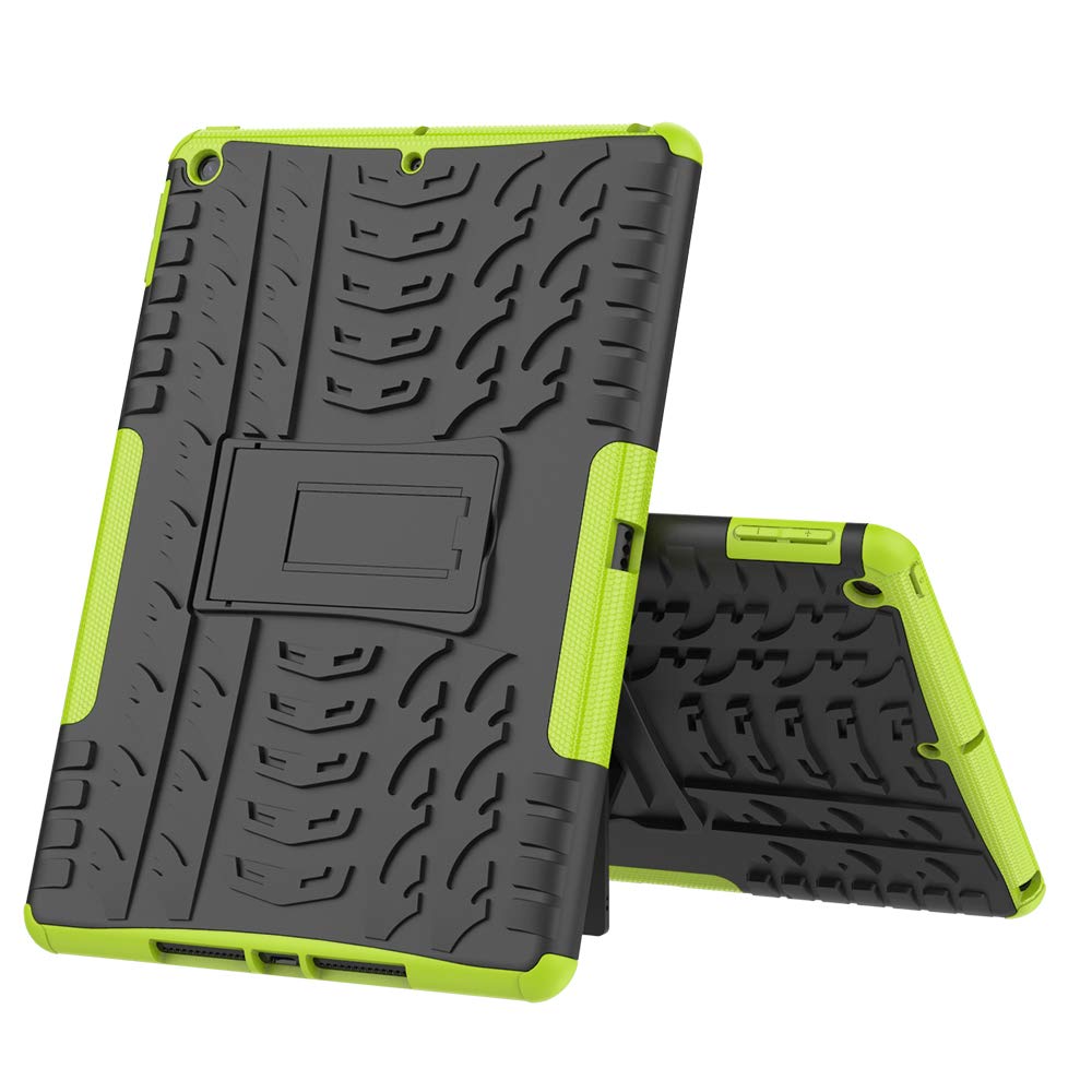Shockproof iPad 10.2 Case for 7th/8th Generation (2019/2020) - Ultra Durable Hard Plastic Defender Cover with Kickstand, Rugged Bumper & Anti-Scratch Protection | Perfect for Travel, Work & Outdoor Use