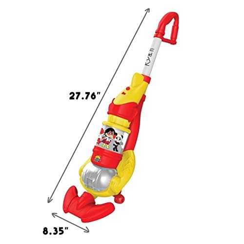 Ryan's World Kids Vacuum Cleaner Toy - Functional Toddler Vacuum with Lights & Realistic Sounds - Pretend Play Cleaning Toy for Boys & Girls Ages 3+ - Perfect for Indoor Play, Housekeeping Role Play & Early Childhood Development