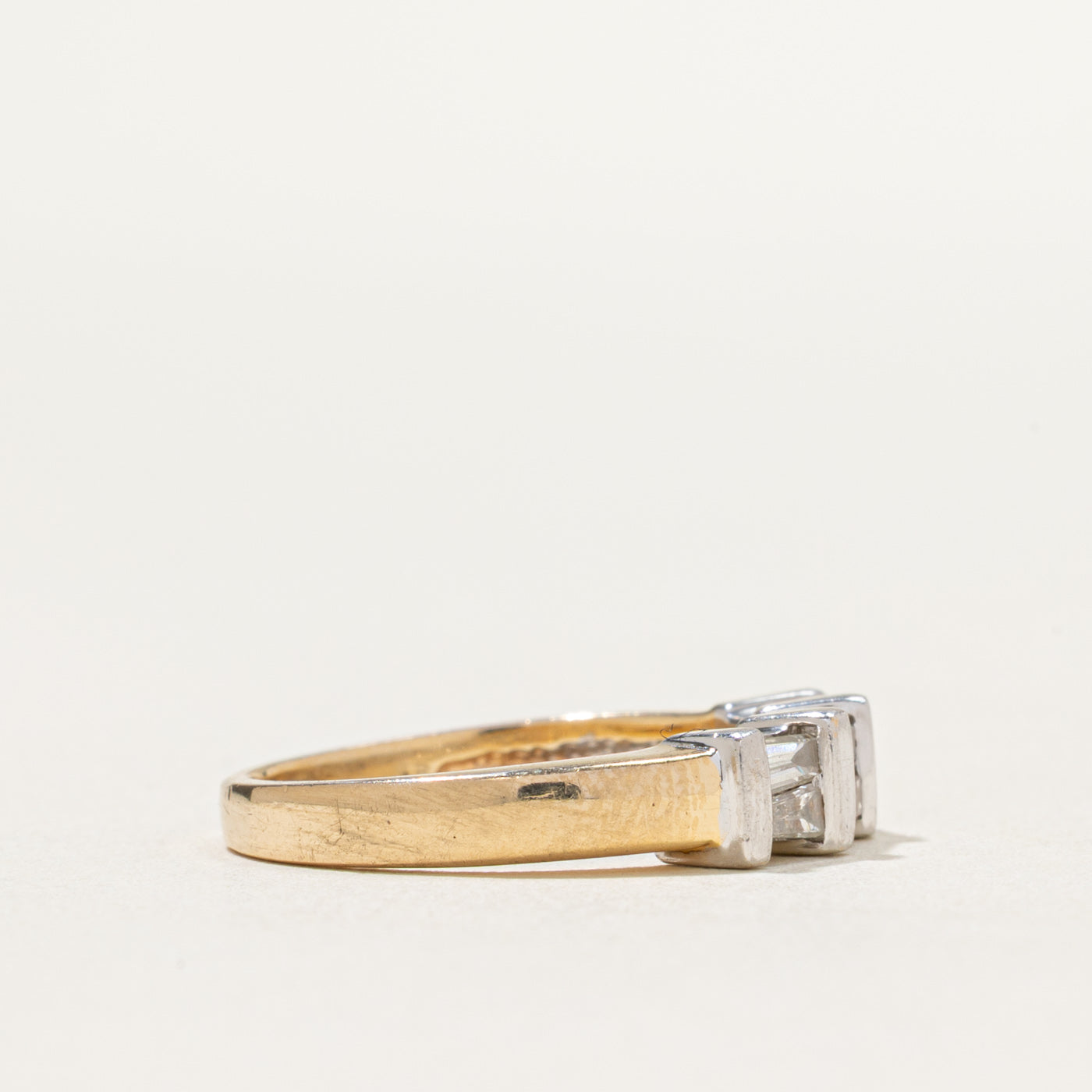 Elegant Channel Set Baguette Cut Diamond Ring | 0.40ctw (0.40 Carat Total Weight) | Size 5.75 | Perfect for Engagement, Wedding, Anniversary & Special Occasions