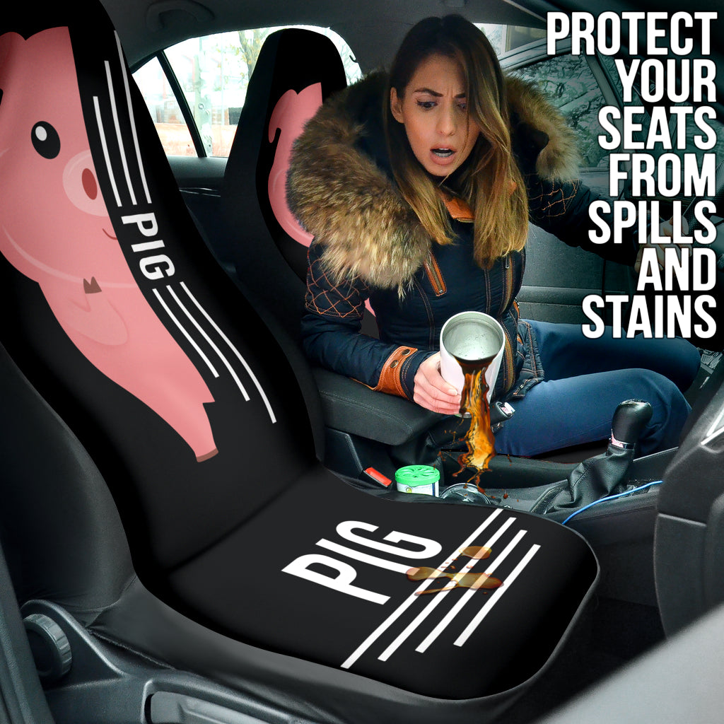 Premium Pig Car Seat Covers - Best Gift Ideas for Animal Lovers | Waterproof & Durable Protection for Cars, Trucks & SUVs | Perfect for Pet Owners, Farmers & Pig Enthusiasts