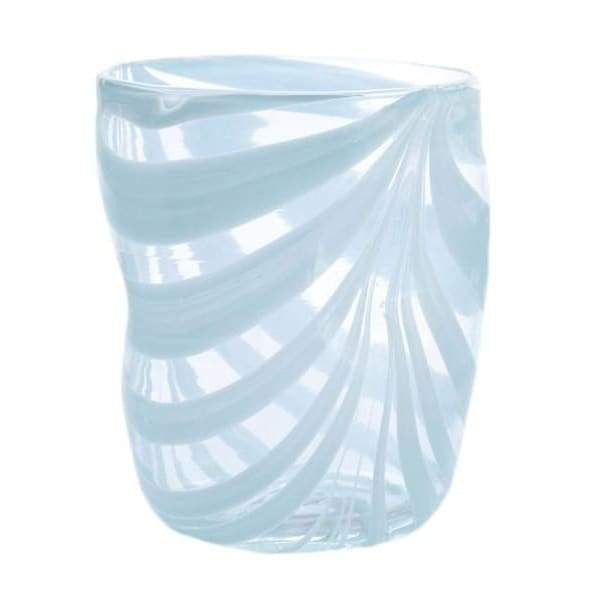 Aria Glasses Blue Wave Set of 6 - Elegant Drinking Glasses for Cocktails, Juice & Water - Perfect for Parties, Weddings & Home Entertaining