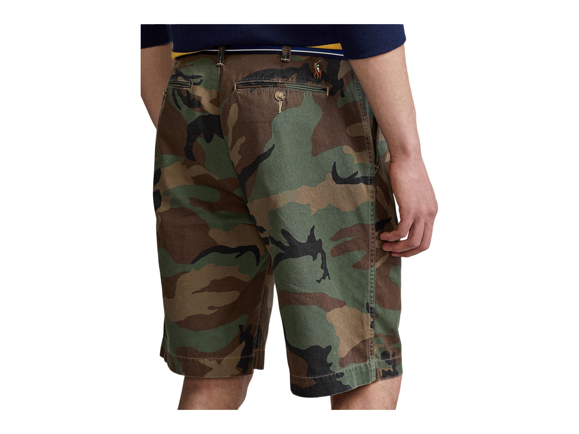 POLO RALPH LAUREN Men's 10-Inch Relaxed Fit Chino Shorts in Surplus Camo - Size 32 | Casual Summer Wear, Outdoor Activities & Beach Vacation Essentials