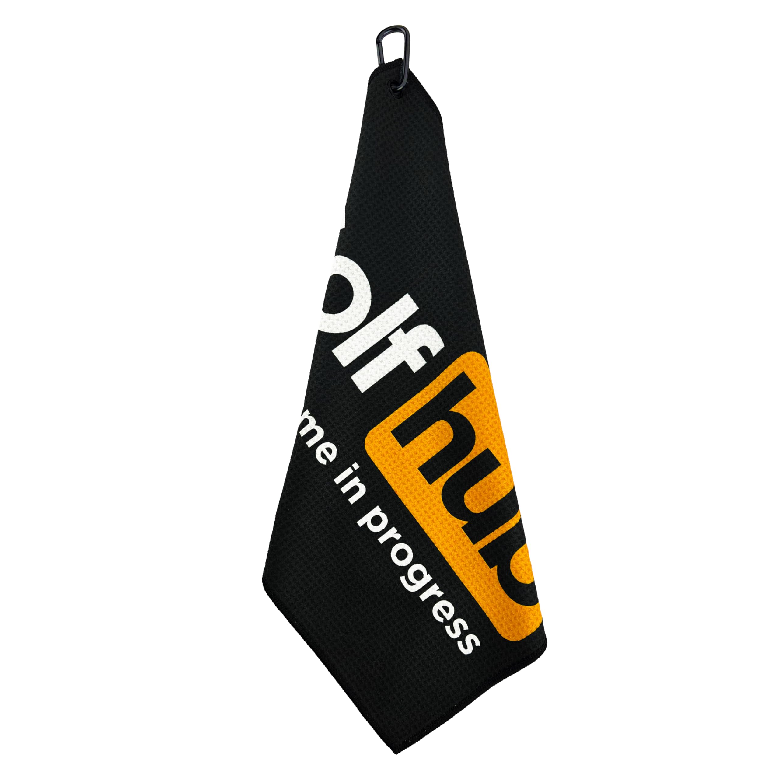Golfhub Premium Golf Towel for Men - Absorbent Microfiber Golf Accessories - Funny Printed Golf Gift - Perfect for Course, Range & Clubhouse Use