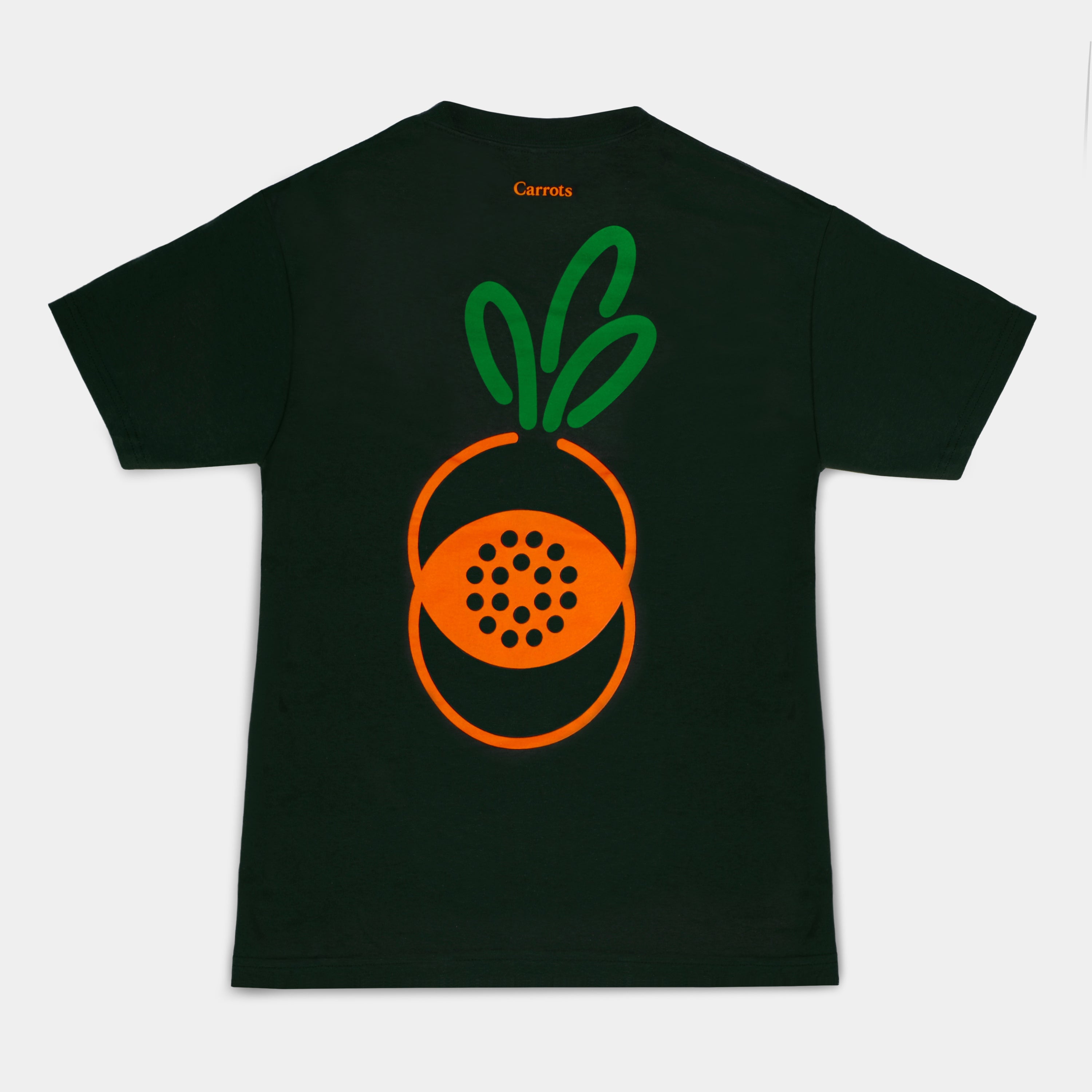 Retrospekt Green Carrot Graphic T-Shirt - Vintage Style Cotton Tee for Men & Women - Perfect for Casual Wear, Street Fashion & Retro Lovers